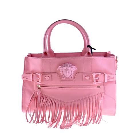 caterina versace facebiij|Leather handbag Versace Pink in Leather .